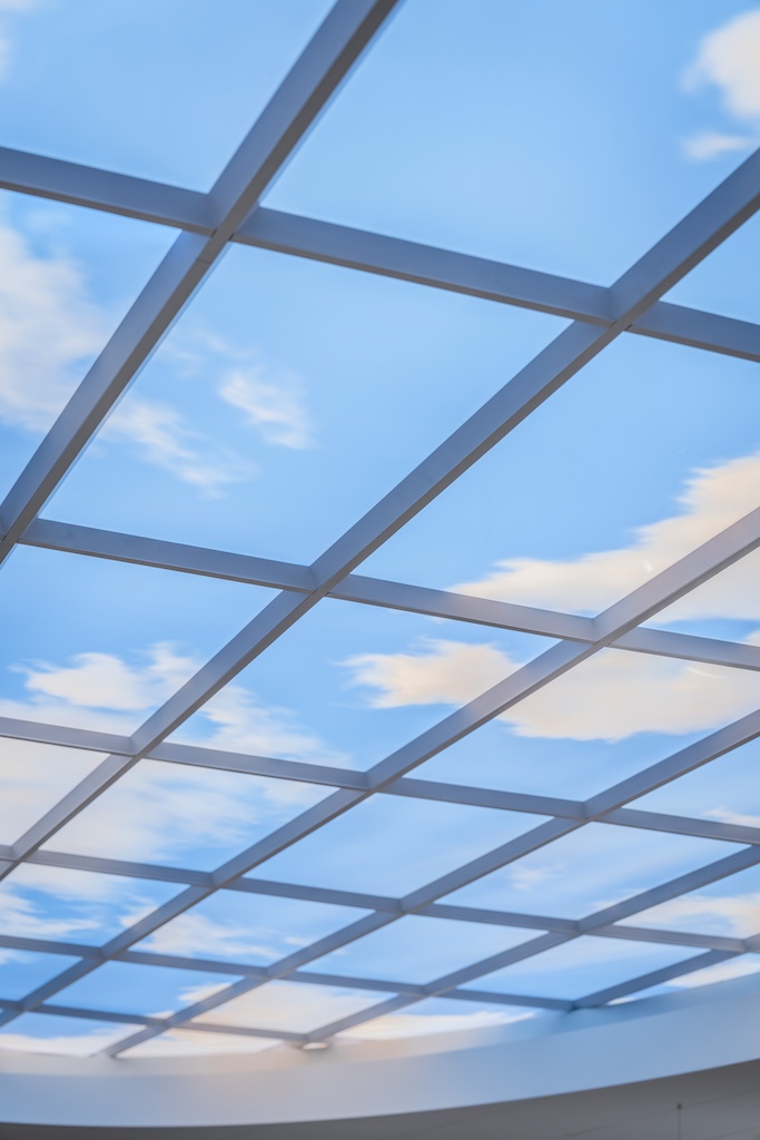 Custom rond afgewerkte OpenCeiling