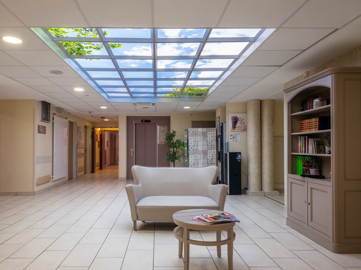 Fotoplafond ouderenzorg